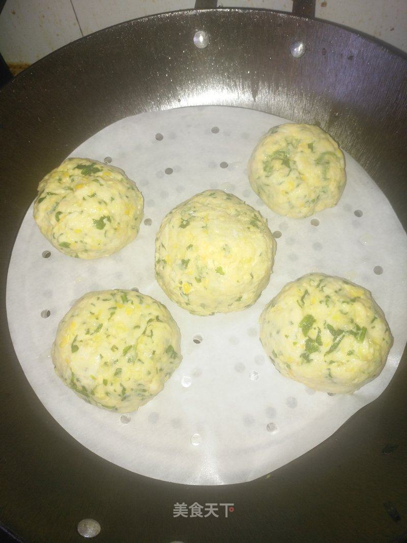 玉米面菜窝头
