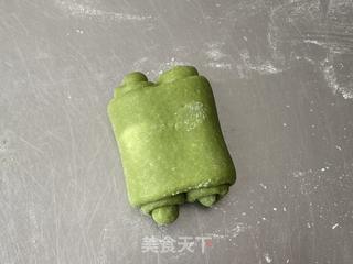 Q萌可爱的香兰叶牛奶卷，香味独特巨好吃！的做法步骤：9