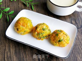 蔬菜玉米面团子的做法步骤：14