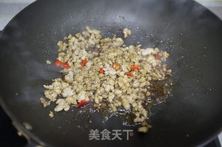 肉末青蒜豆腐干的做法步骤：4