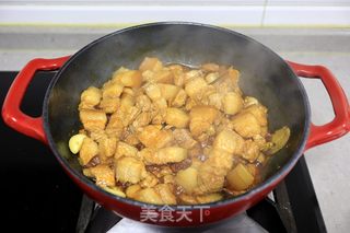浓香入味的五花肉炖干笋尖的做法步骤：10