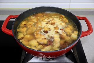 浓香入味的五花肉炖干笋尖的做法步骤：11