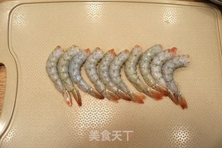 双味脆嫩炸虾排的做法步骤：2
