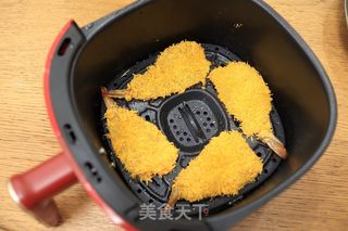 双味脆嫩炸虾排的做法步骤：8