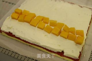 红丝绒旋风蛋糕卷~（法帅蒸烤箱做法）的做法步骤：20