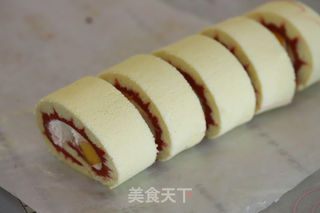 红丝绒旋风蛋糕卷~（法帅蒸烤箱做法）的做法步骤：21