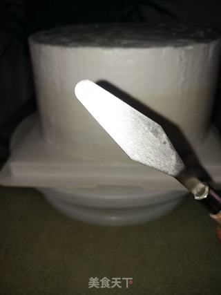 刮刀雕花蛋糕的做法步骤：17