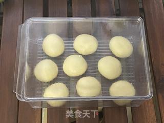 早餐必备，松软香甜超好吃的奶香排包！的做法步骤：5