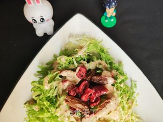 苦菊拌沙拉的做法步骤：6