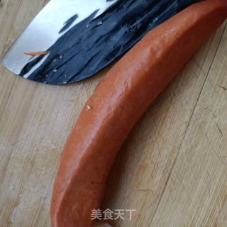 “白菜”蒜蓉肠拌白菜的做法步骤：5