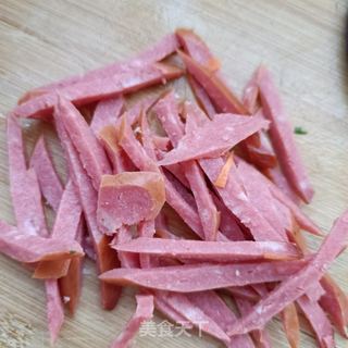 “白菜”蒜蓉肠拌白菜的做法步骤：6