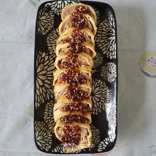 鸡蛋肉卷的做法步骤：6
