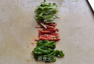 红油拌白菜芯的做法步骤：4
