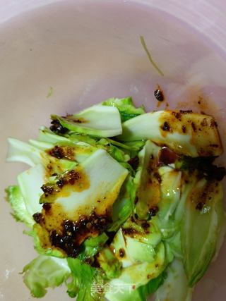 凉拌儿菜片的做法步骤：3