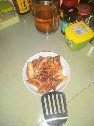 煎鼓财饺的做法步骤：7