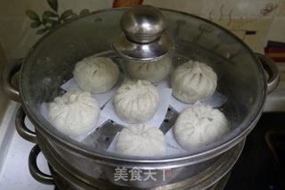 黑麦香菇青菜包子❗️一次发酵法的做法步骤：14