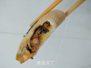 一次一个不够的梅干菜烧饼的做法步骤：17