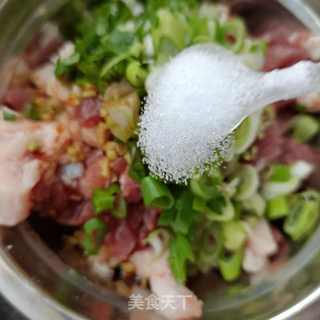 车前草肉丁南瓜包的做法步骤：8