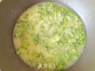 荠菜丸子咸米饭的做法步骤：6