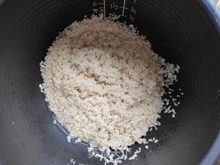 咸肉香芋焖饭的做法步骤：6