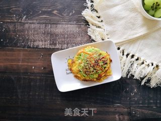 蔬菜鸡蛋饼的做法步骤：5