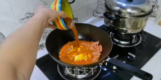 西红柿鸡蛋烩饭的做法步骤：7
