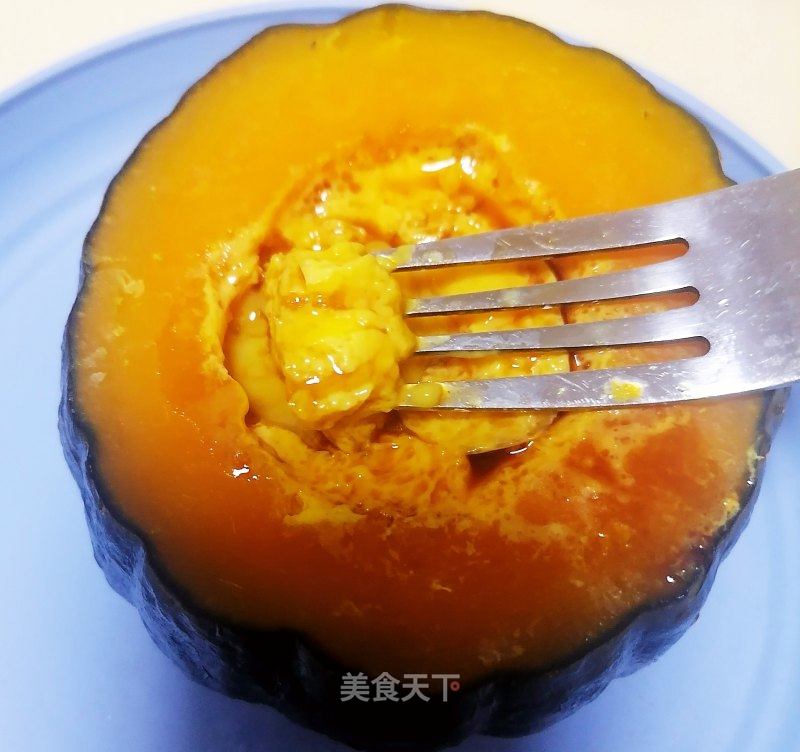 贝贝南瓜蒸蛋的做法