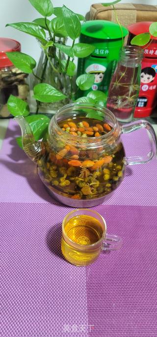 胎菊杞子茶的做法步骤：7