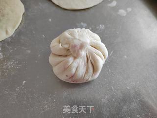 奶香紫薯花卷的做法步骤：7