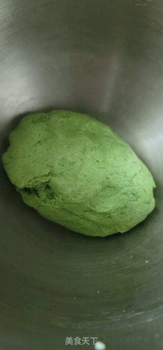 蔓越莓艾草馒头的做法步骤：5