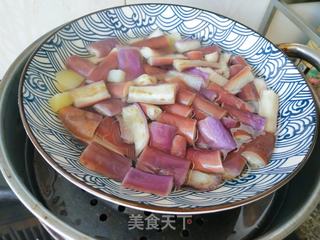无油版的土豆拌茄子的做法步骤：16
