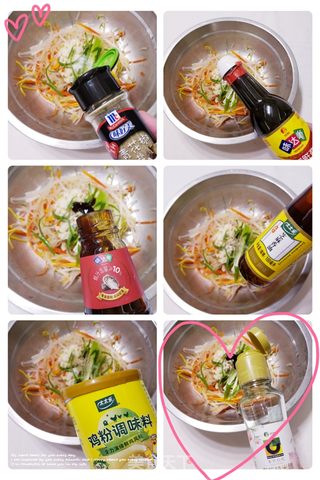 脆生生的凉拌绿豆芽喜不喜欢的做法步骤：4