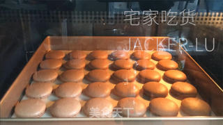 可可马卡龙，法式做法，外脆内酥、口感丰富，小巧精致。的做法步骤：20