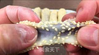 紫薯麻薯，软乎乎糯檽唧唧，奶香十足，简单Q弹。的做法步骤：23