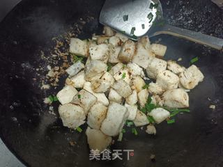 香葱炒馒头的做法步骤：14