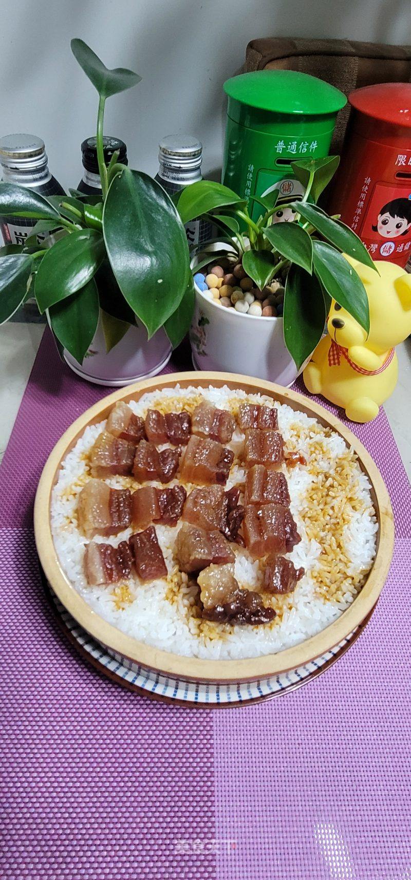 腊肉蒸饭的做法