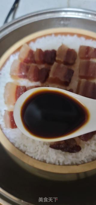 腊肉蒸饭的做法步骤：9
