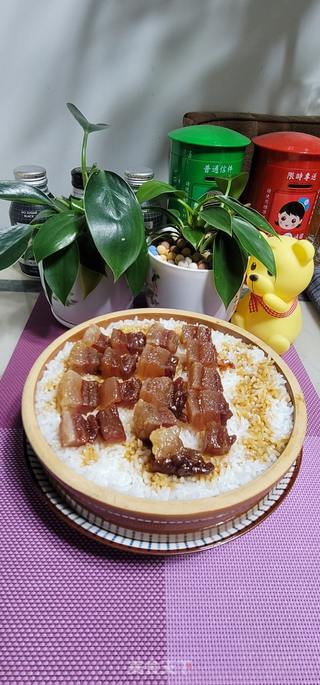 腊肉蒸饭的做法步骤：11