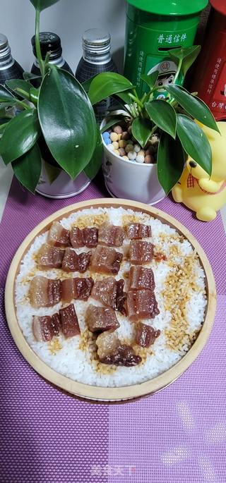 腊肉蒸饭的做法步骤：12