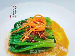 凉拌麻酱油麦菜的做法步骤：5