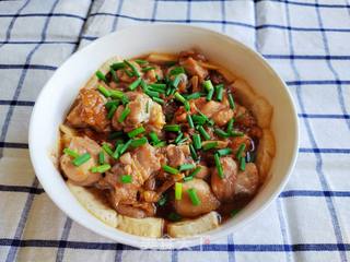 豆腐蒸鸡腿的做法步骤：8