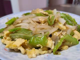 洋葱苦瓜炒鸡蛋的做法步骤：8