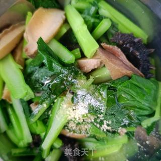 鲍鱼海参拌菜芯的做法步骤：10