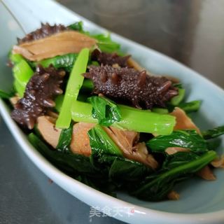 鲍鱼海参拌菜芯的做法步骤：11