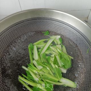 菜芯炒羊里脊的做法步骤：8