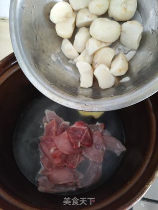 鱼腥草马蹄肉片汤的做法步骤：5