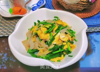 白木耳韭菜炒鸡蛋的做法步骤：11