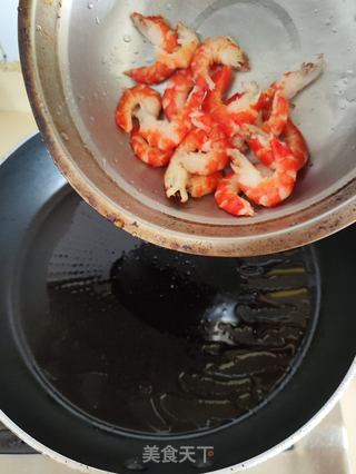 大葱炒虾仁的做法步骤：4