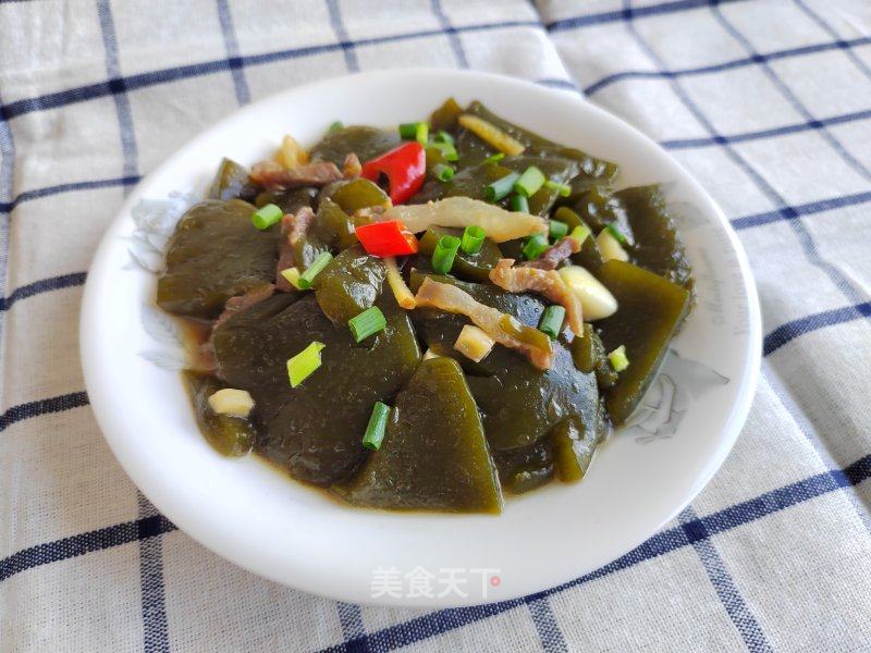 咸肉烧神仙豆腐的做法