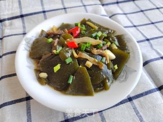 咸肉烧神仙豆腐的做法步骤：7